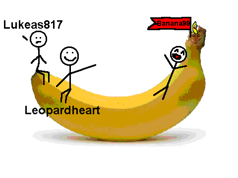 Add yourself on the giant banana![3]