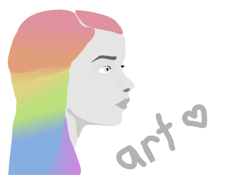 Rainbow Haired Girl