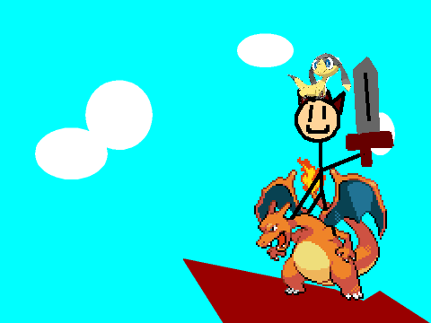 add yourself riding a pokemon!! remix