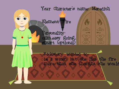 Elements: Create a Background Character! remix