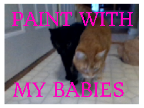 PAINT WITH MY BABIES (100 FOLLOWERS!)