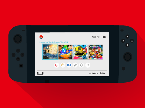 Nintendo Switch Material Design (Concept)
