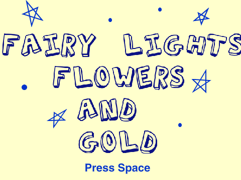 Fairy Lights, Flowers and Gold