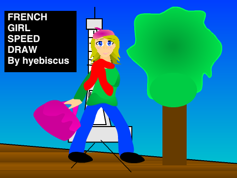 French Girl SpeedDraw
