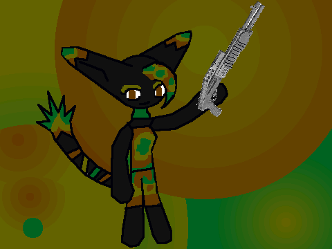Kesha the Kat: Call of Duty Black Opps