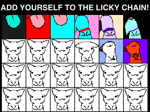 Add yourself to the Licky Chain! 