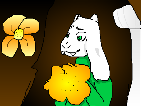 Random Asriel drawing
