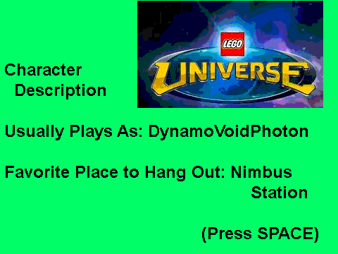Lego Universe Account Info