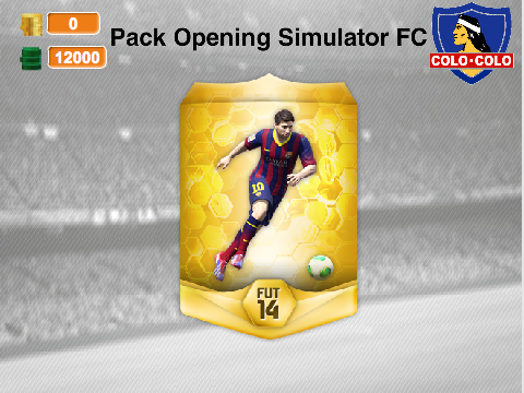 FIFA 14 Pack Opening Simulator