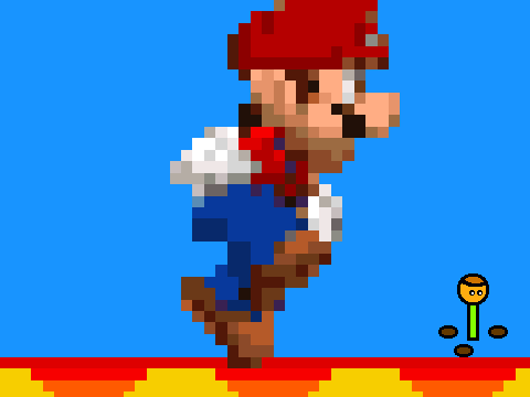 Add Yourself Running From Mega Mario