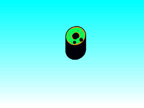Creepy 3D donutking
