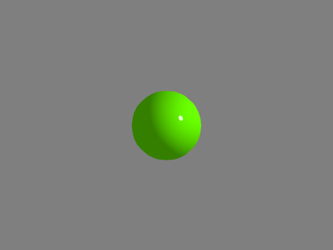 realtime 3D sphere shader test