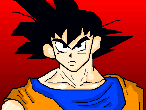 How to draw goku  X3
