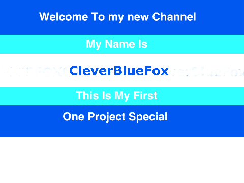 My First One Project Special