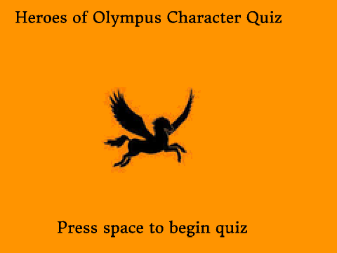Heroes of Olympus Character Quiz