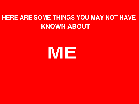 Stuff about Me
