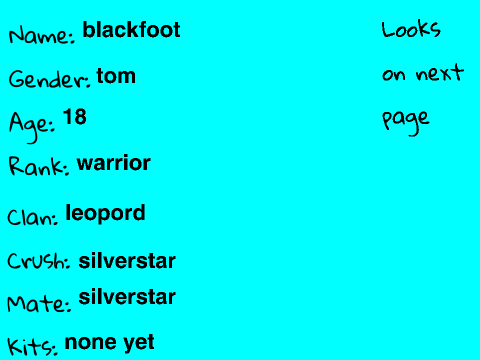 blackfootof leopordclan