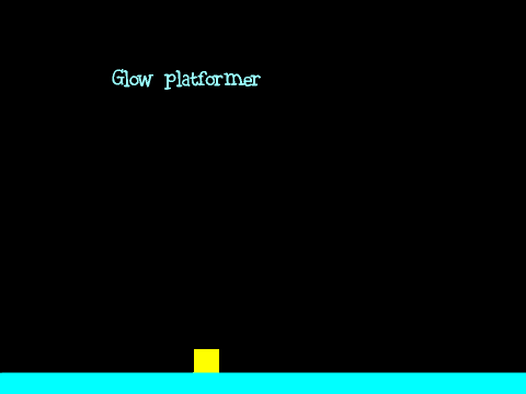 The glow platformer