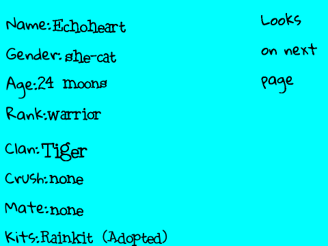 Sign-up Sheets for LionClan, TigerClan, and LeopardClan!!! remix