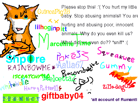 Sign if You're Against Animal Cruelty  remix remix remix remix remix