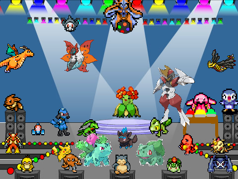 Add yourself at the pokemon dance party of epicness!  remix