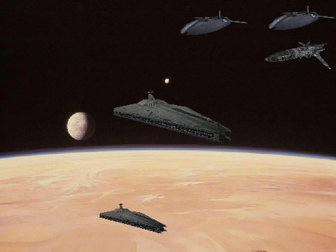 Star Wars (Republic Warfare): Battle over Tatooine (Animation)