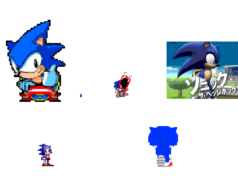 sonic sprites