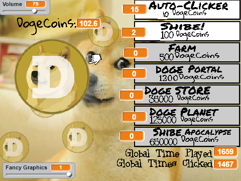 MUCH DOGE CLICKER