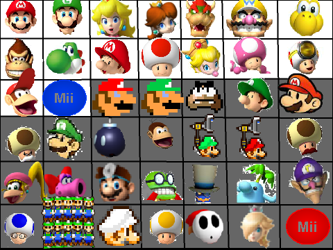 Mario Kart 8 Roster *REMIX ME* ADD YOUR OWN (Switched)