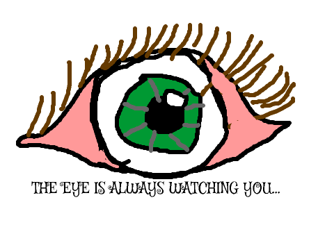 THE EYE IS ALWAYS WATCHING YOU...