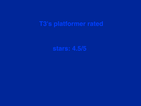 T3's platformer (ratings)