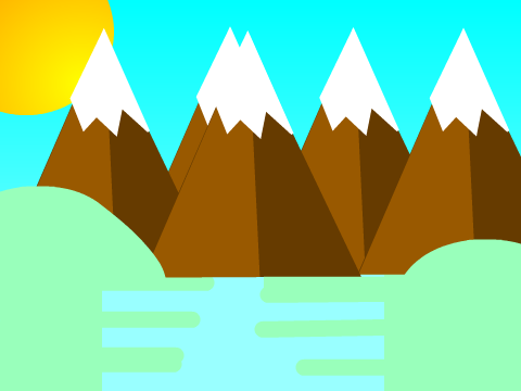 The Mountain Sides Art.