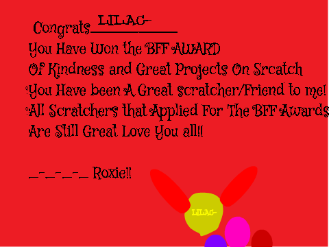 The Winner of the BFF contest is....