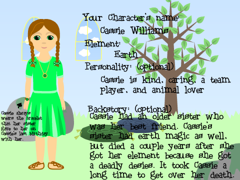 Elements: Create a Background Character! remix