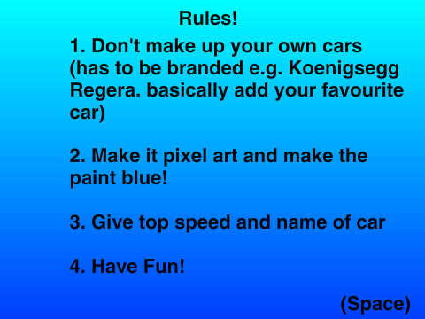 Racing Game Car Contest 1