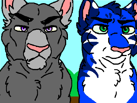me and my friend as tigers-3