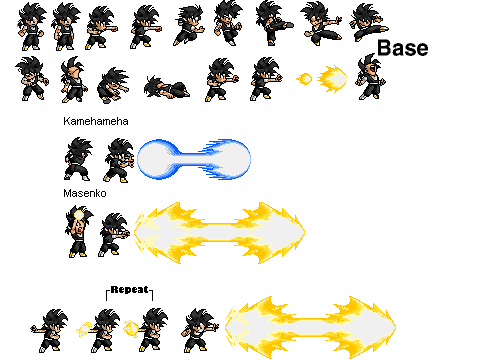 Kairioshi (Kai) Sprite sheet