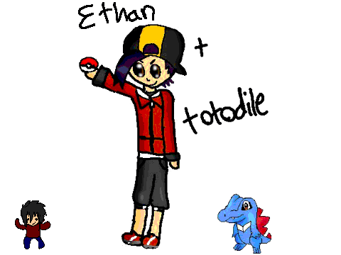 random ethan drawing