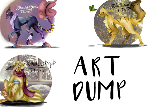 [Art Dump!] ꒰｡•`ｪ´•｡꒱۶