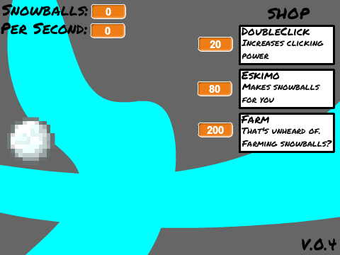 Snowball Clicker 0.4
