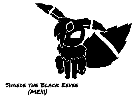 Shaede the Black Eevee