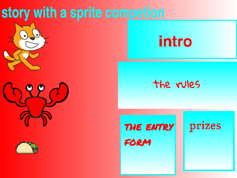 story with a sprite