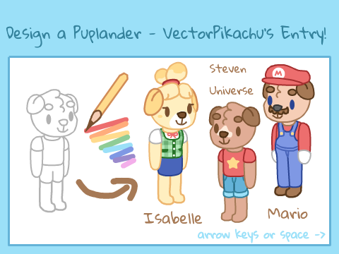 ✍ Puplander remix -  By VectorPikachu!
