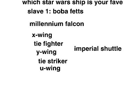 which star wars ship is your fave