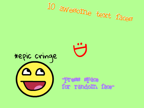 Text face randomizer V1.0