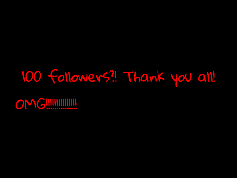 Thanks for 100+ followers!