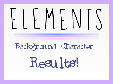 Elements: Background Characters Results