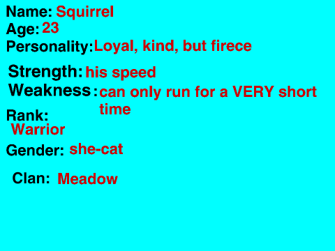 War kittens rp sign up sheet  remix