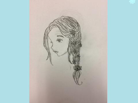 Girl Drawing