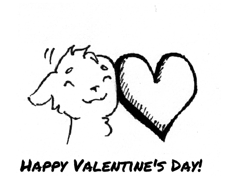 Valentine's day doodles